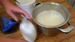 универсальный гель для стирки и уборки своими руками. Universal gel for washing and cleaning. видео стирка гель