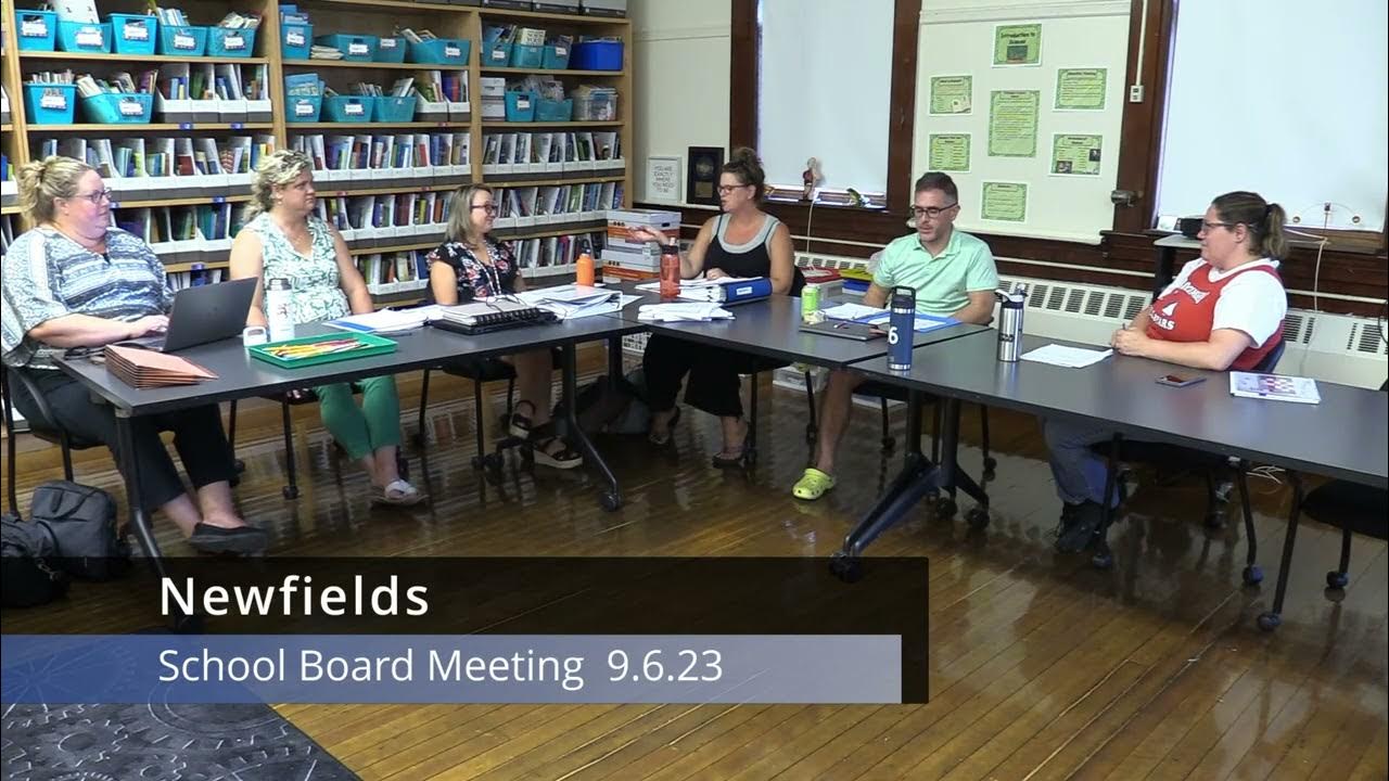 Newfields School Board Meeting 9623 YouTube