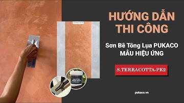 HƯỚNG DẪN THI CÔNG SƠN BÊ TÔNG LỤA PUKACO | Sơn Hiệu Ứng | Stucco | Venetian Plaster | Venice