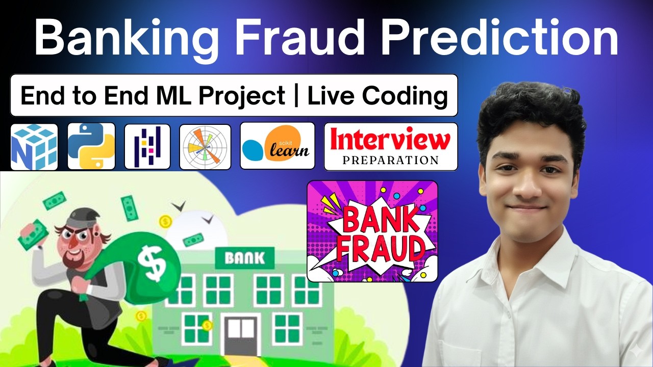 Bank Fraud Detection Using Machine Learning | End-to-End Data Science Interview Project | Python