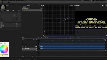 Star Wars Style Title Crawl Apple Motion Lesson