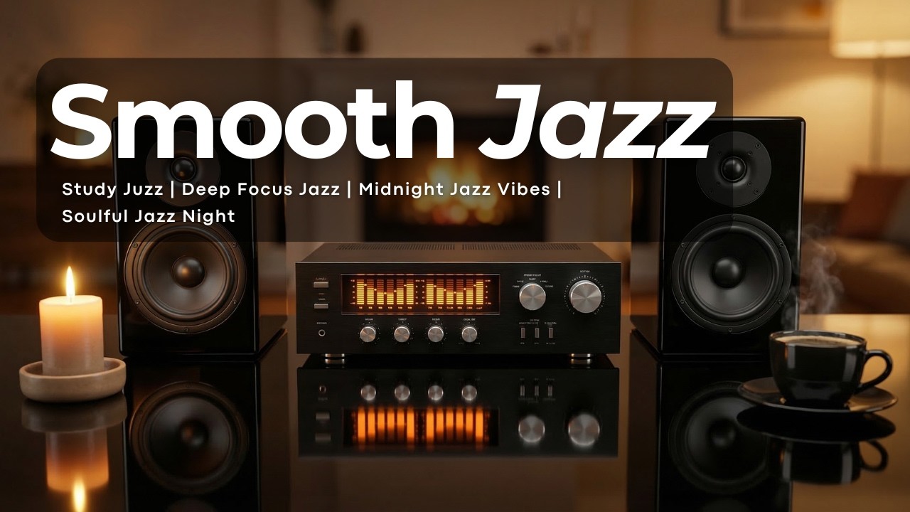 Smooth Jazz & Soul R&B Instrumental – Smooth Late Night Jazz for Focus & Chill