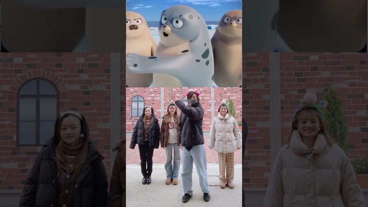 ペンギンさんとダンス🐧💖with 🥷✨#ペンギンダンス #踊ってみた #バレエダンサー #ballet #ユニバーサルスタジオジャパン