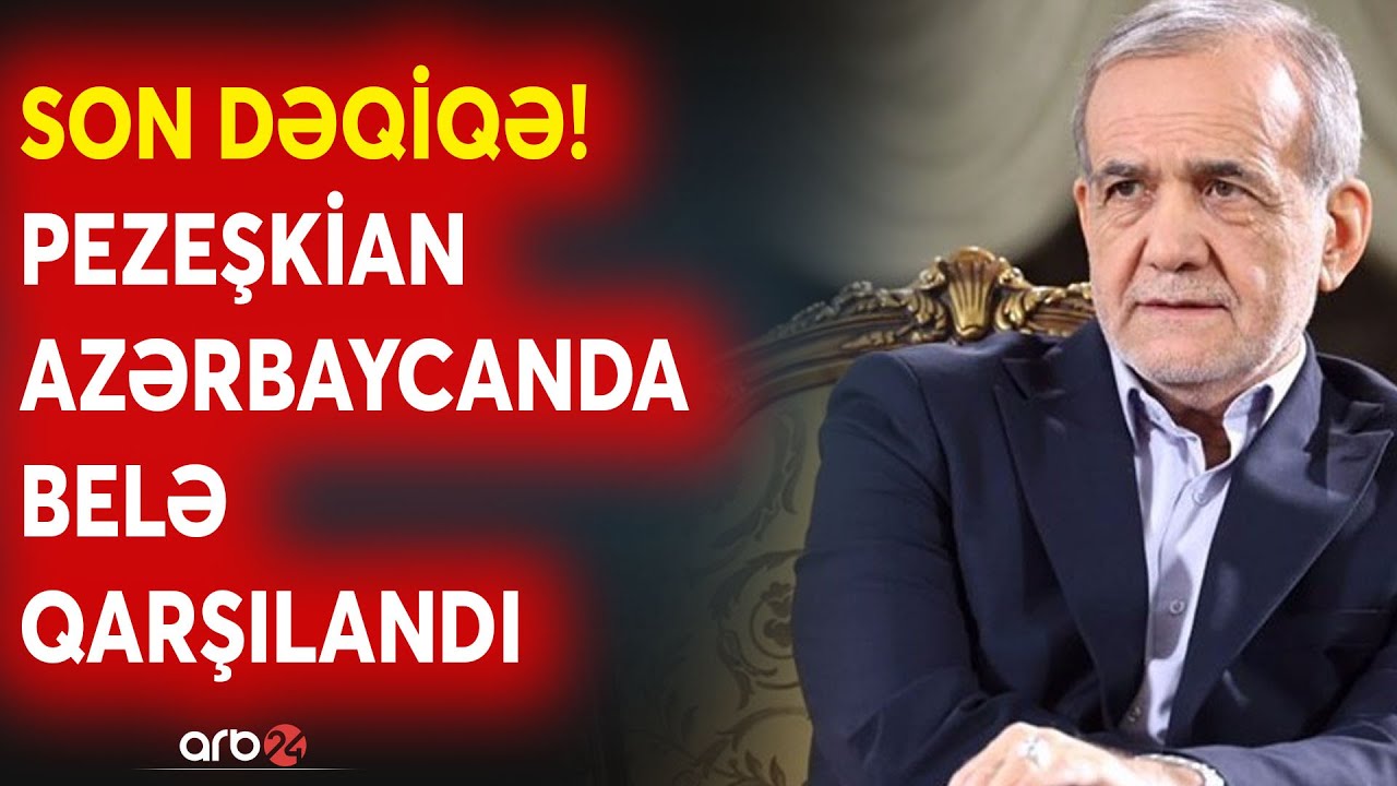 SON DƏQİQƏ! İranın azərbaycanlı lideri Bakıda - Tarixi görüş öncəsi MÜHÜM GÖRÜNTÜLƏR - CANLI