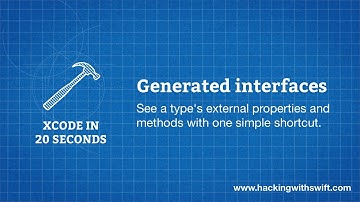 Xcode in 20 Seconds: Generated interfaces