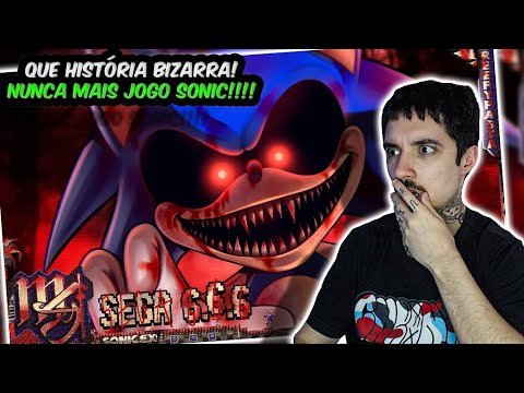 (THIS IS CREEPY AS HELL!) REACTING to Sonic.exe (Creepypasta) - SEGA 6.6.6 | M4rkim | REACT // Na...