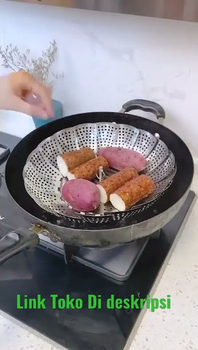 Kukusan Stainless Steel Flexible Steamer Alat Kukus Serbaguna 💓
