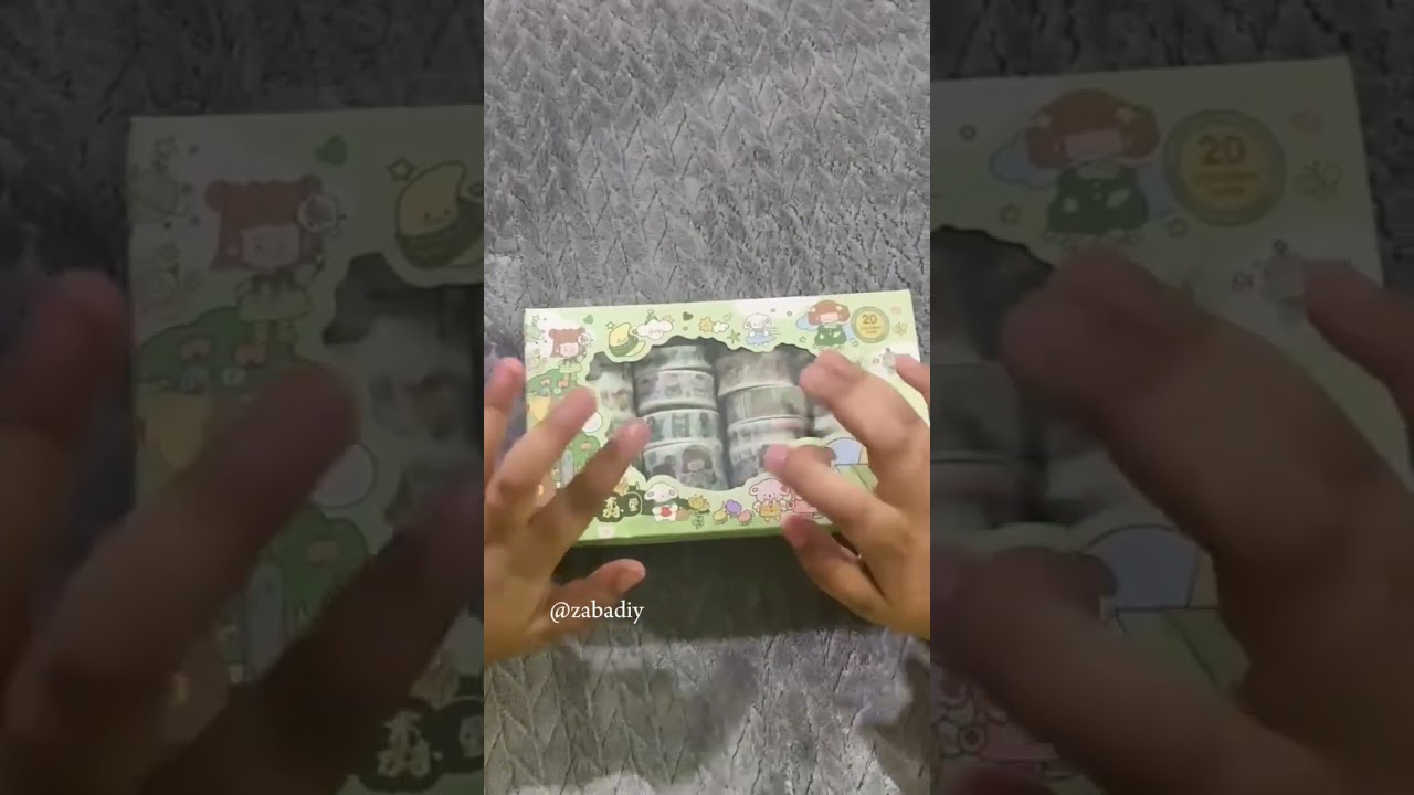 Washi tape unboxing🔗 