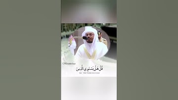 أَمَّنْ هُوَ قَانِتٌ آناءَ اللَّيْلِ سَاجِدًا وَقَائِمًا يَحْذَرُ الآخِرَةَ#سورة_الزمر #ياسر_الدوسري
