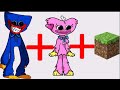 Huggy Wuggy + Kissy Missy + Minecraft = ??? FNAF ANIMATION | Poppy PlayTime ANIMATION