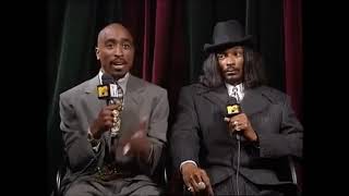 2Pac и Snoop Dogg 1996 MTV Интервью (За 3 дня до смерти Тупака)