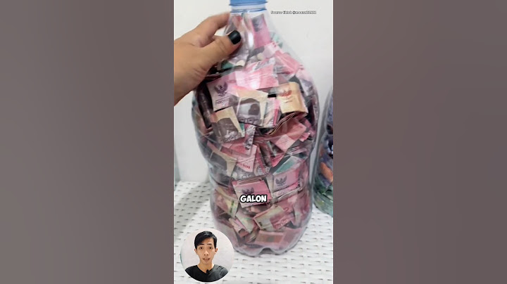 Salah satu tempat menabung dirumah, nabung didalam galon😱‼️ #shorts #tips #menabung