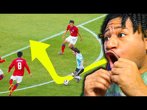 American Reacts To Lionel Messi Top 15 Magical Dribbles