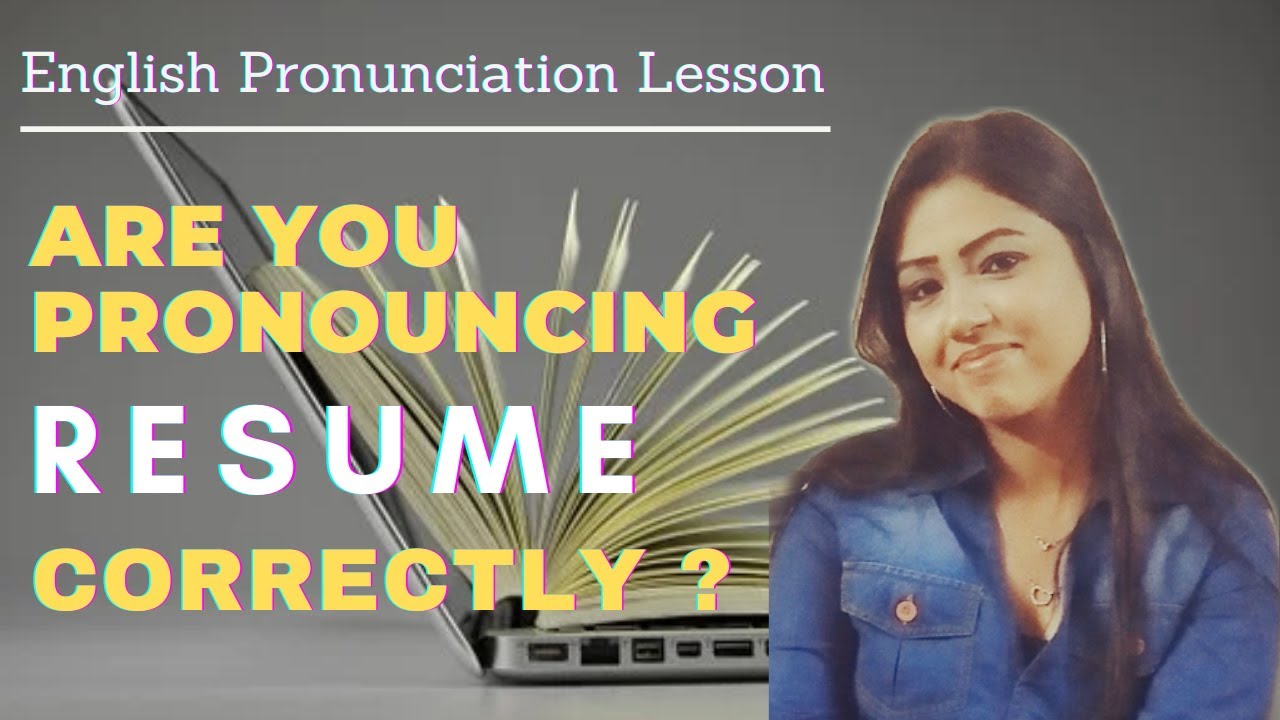 resume letter pronunciation