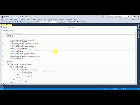 create Pyramid in VB.net