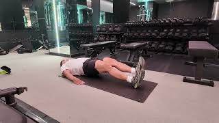Hamstring Bridge Walkouts Long Lever