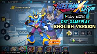 Seruu Seruu - Versi GLOBAL !!! Megaman Rockman X Dive (ENG) Android CBT Gameplay screenshot 4