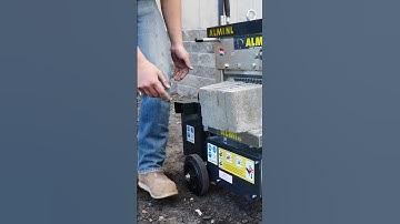 Clean cut every time 👌#pavetool #paversplitter #satisfying #hardscape #retainingwalls