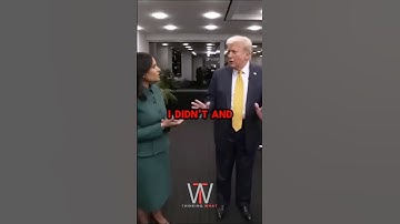 Waarom werd het interview met Trump afgebroken?