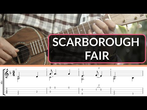 Scarborough Fair, free ukulele tablature sheet music  Ukulele songs,  Ukulele, Ukulele fingerpicking songs