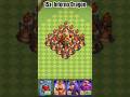 15 x inferno dragon vs inferno towers attack || #clashofclans #cocshorts