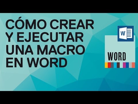 Video: ¿Cómo habilito macros en Word 2007?