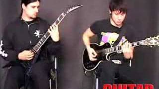 Trivium - Rain - How to play Rain with Matt &amp; Corey - guitar lesson