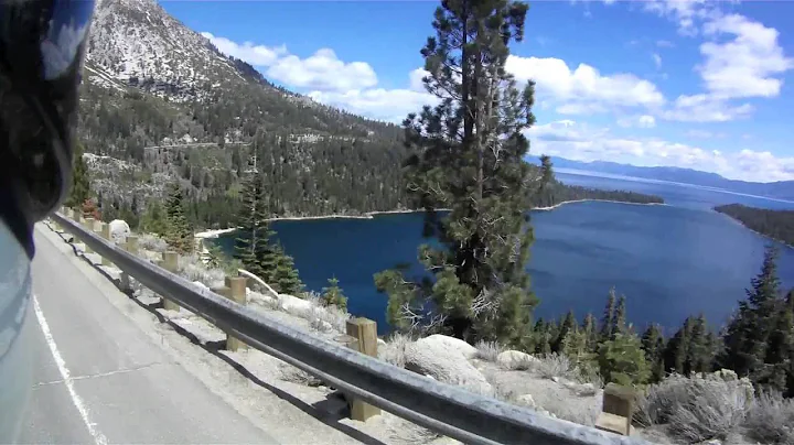 Thomas comes from Germany to ride Lake Tahoe!