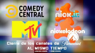 Los Ces De Paramount Cerrando Al Mismo Tiempo 29Dic2025, 31Dic2025 Y 1Ene2026