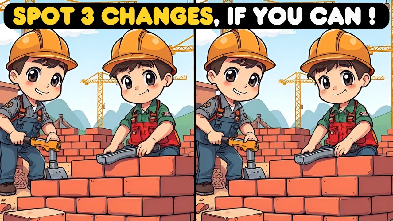 Spot the 3 Hidden Differences Before Time Runs Out ! 🧠🧩 - YouTube