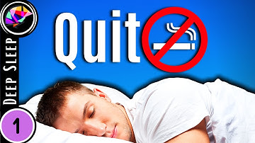 Quit Smoking OVERNIGHT - Sleep Hypnosis & Affirmations (1 hour)