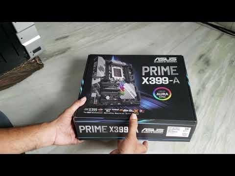 Asus Prime x399-A Motherboard Unboxing