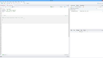 How to Find Factorial in R. [HD]