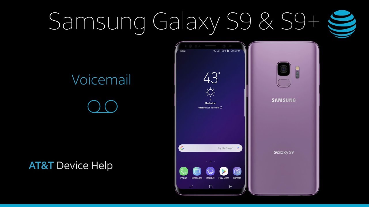 how do i setup my voicemail on my galaxy s9