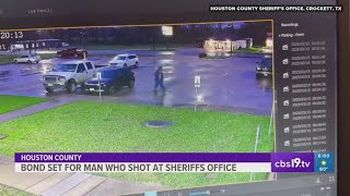 Bond set for man who shot at a sheriff's office