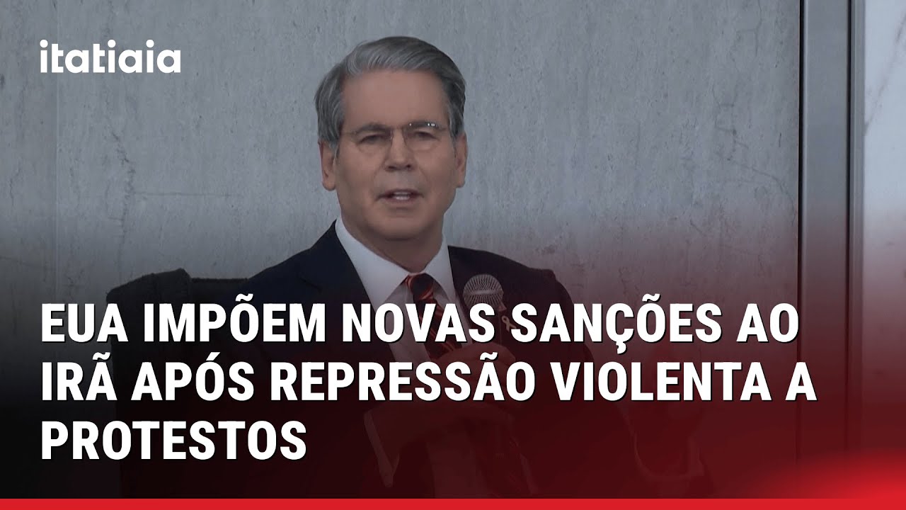 EUA IMPÕEM NOVAS SANÇÕES AO IRÃ APÓS REPRESSÃO VIOLENTA A PROTESTOS