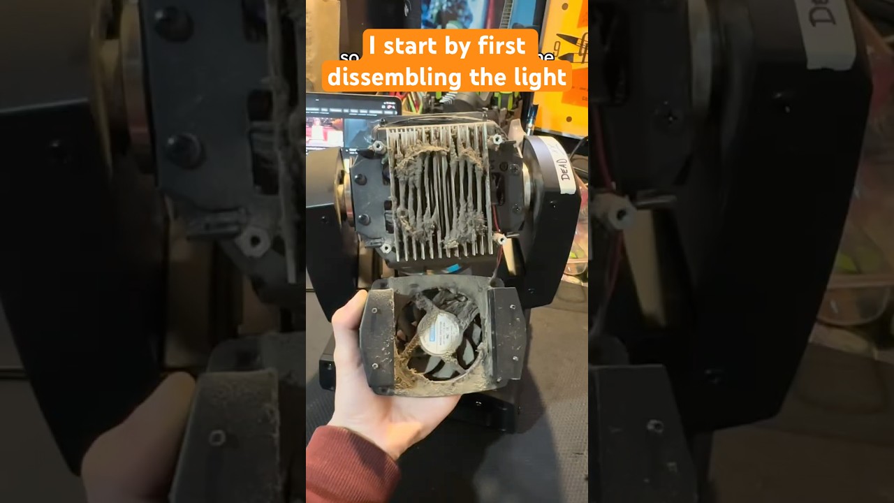 Repairing A Chauvet Intimidator Spot 255 Light | 