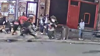 Detroit police chief says 1 arrested, 3 on run in Greektown shooting