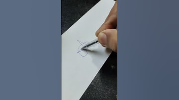 How to Draw write signature tutorials with beautiful calligraphy style