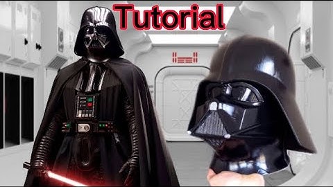 I MADE DARTH VADER’S HELMET FROM STARWARS! [Video/Tutorial]