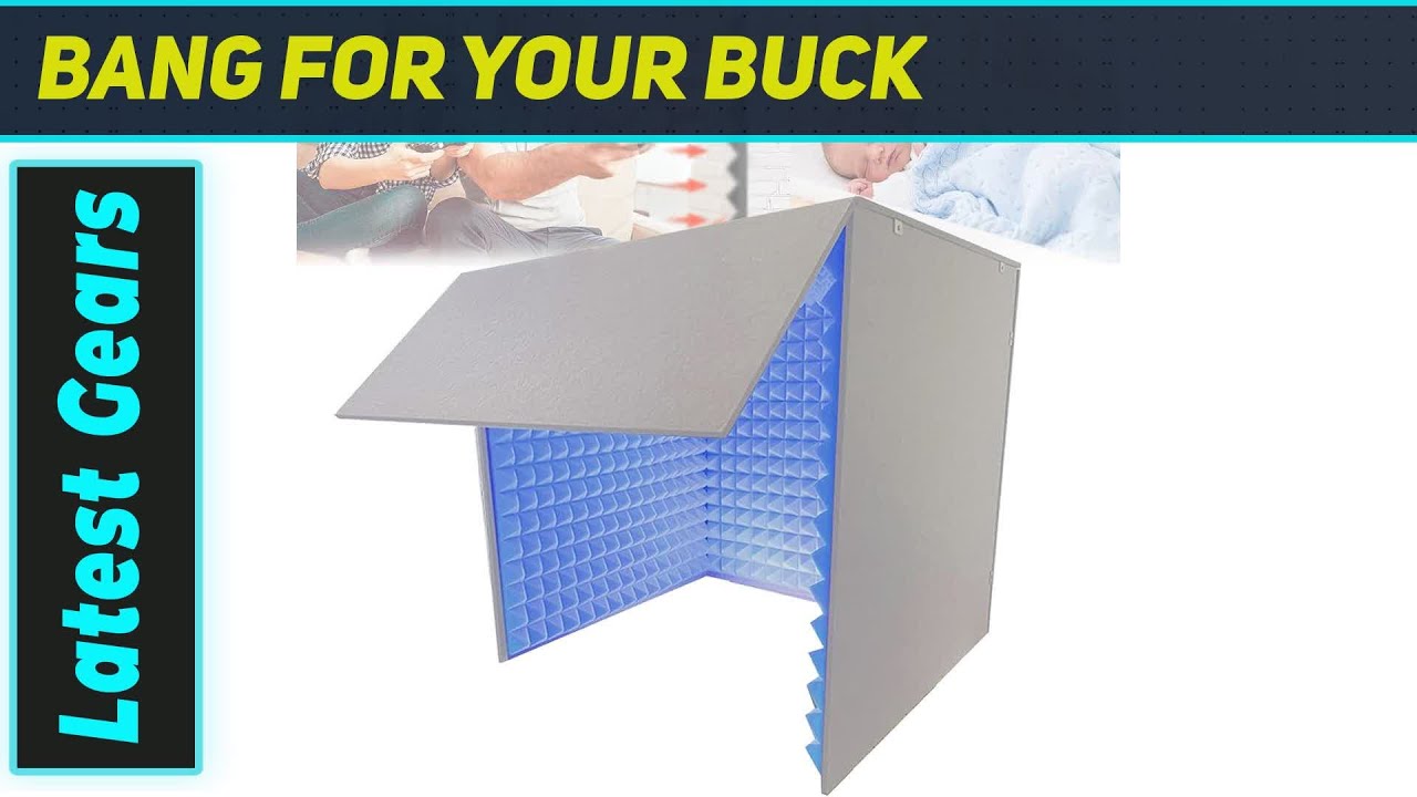 Домашняя портативная звукоизоляционная кабина: идеальная фокусировка на рабочем столе и чистый звук!