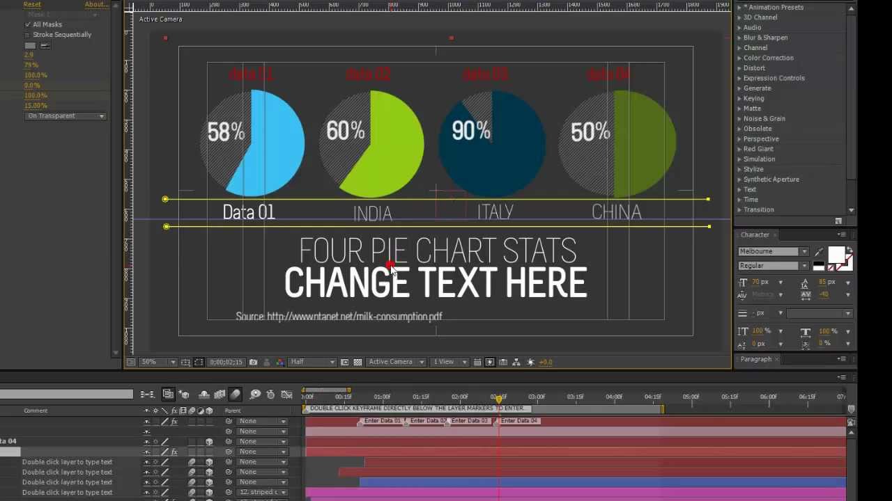 Pie Chart In After Effects