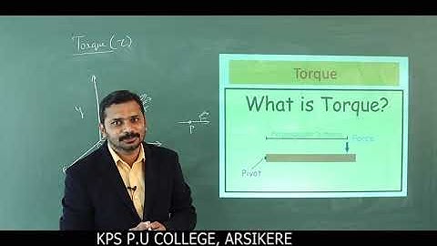 PU:1 / PHY / SYSTEM OF PARTICLES AND ROTATIONAL MOTION / PART-3 BY CHANDRU sir