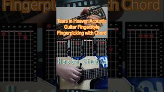 Tears in Heaven Acoustic Guitar Fingerstyle Tutorial | Easy Fingerpicking with Chord