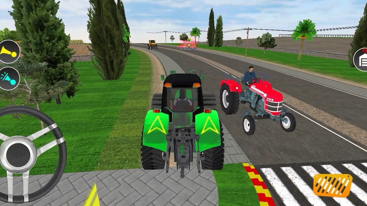Modern Farming Tractor Game 🚜 Extreme Field Challenge!US