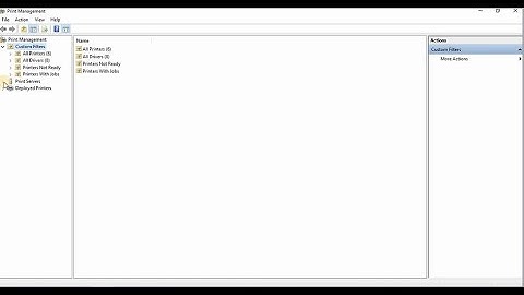 How to install Windows Print Management Application