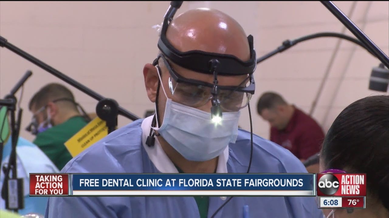 Free dental clinic in Tampa draws hundreds YouTube