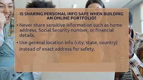 Is Sharing Personal Info Safe When Building An Online Portfolio? - Everyday-Networking