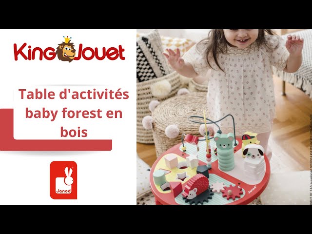 Mesa de Actividades: Baby Forest de Janod en MiniKidz