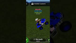 The longest wheelie on wheelie district Roblox 🔥✨